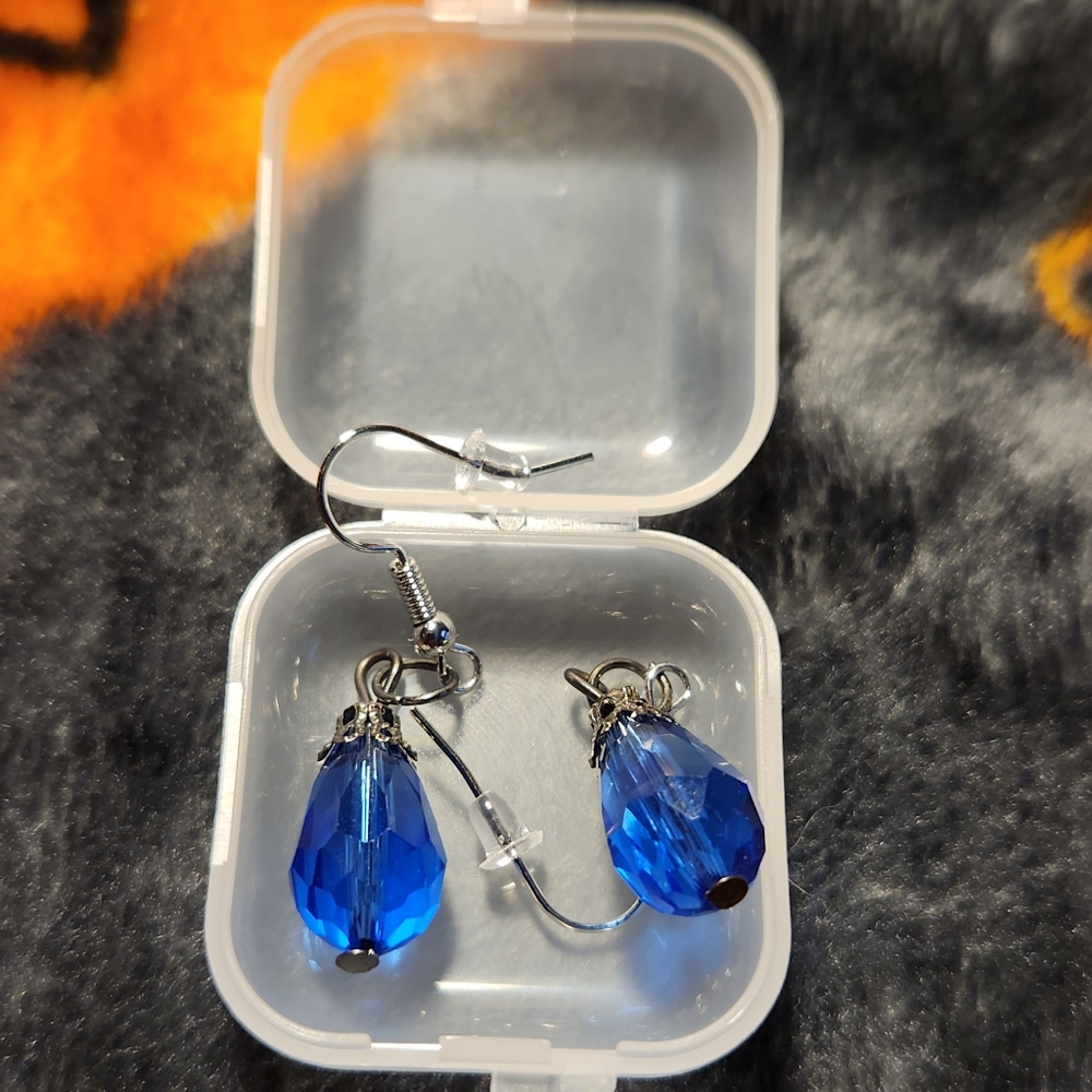 Glass bead earrings